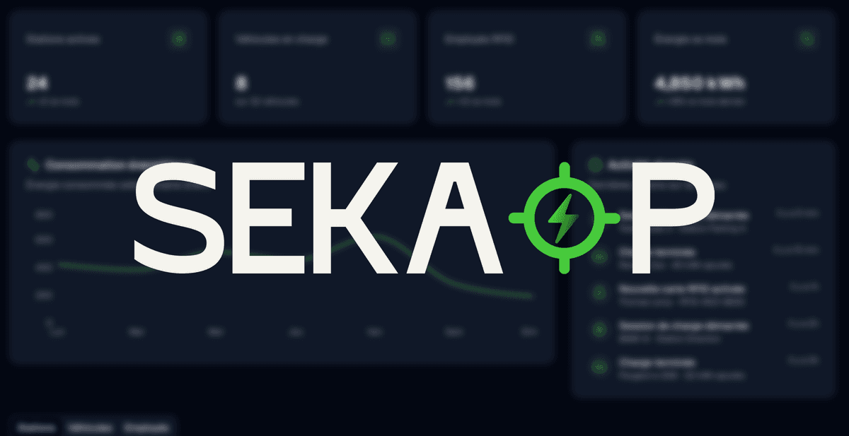 Tableau de bord entreprise Sekaop